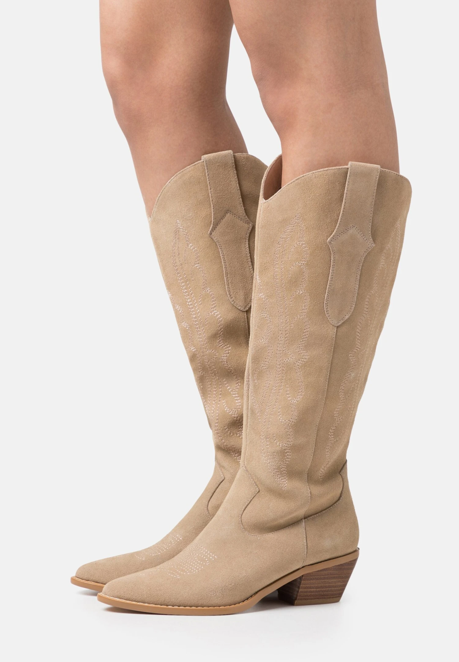 Anna Field Leather Stivali Texani / BikerBeige Donna Stivali AN611A1CT-B11 1 Anna Field Leather Stivali Texani / BikerBeige Donna Stivali AN611A1CT-B11