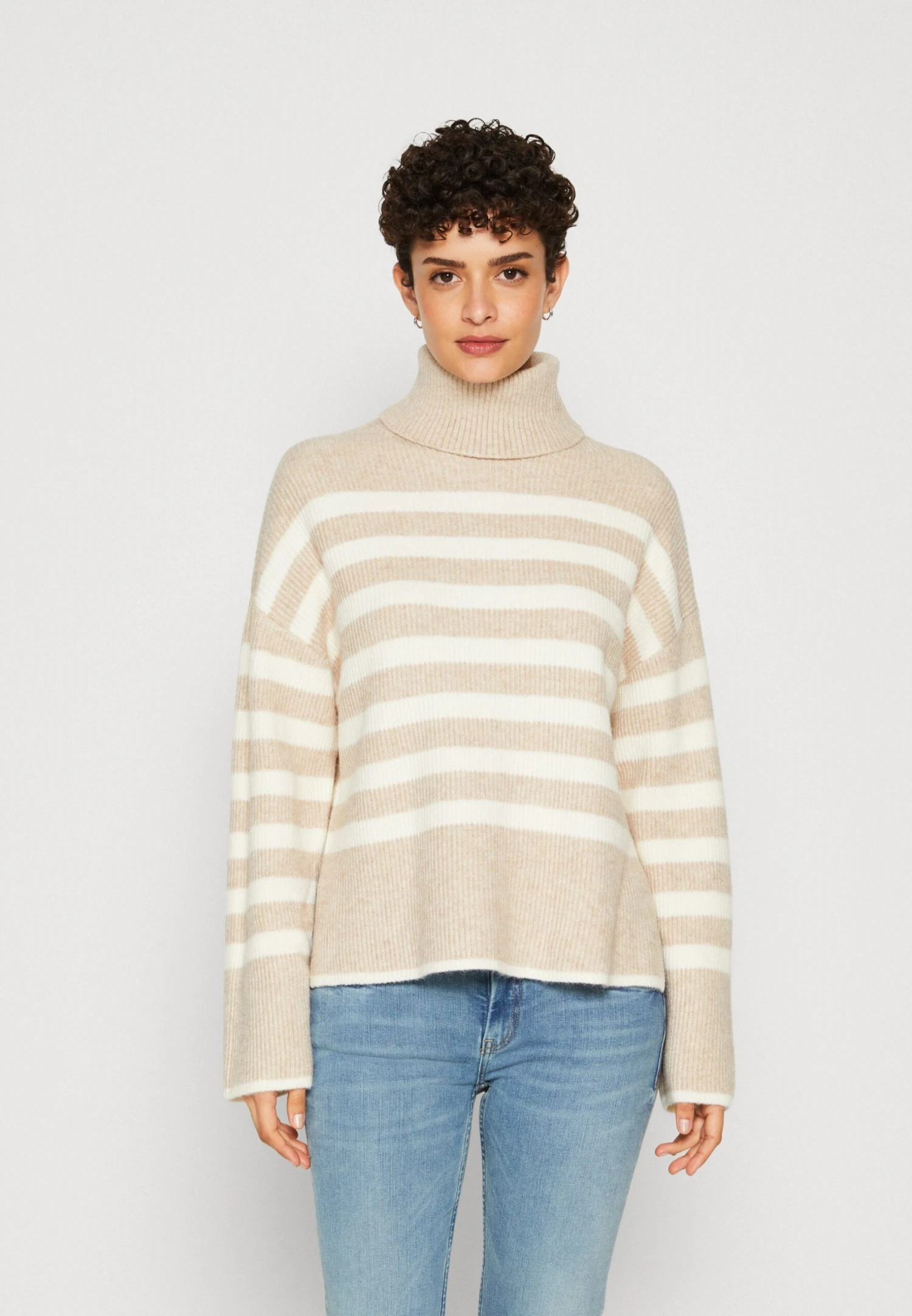 Anna Field MaglioneBeige/White Donna Maglieria AN621I0J3-B11 3 Anna Field MaglioneBeige/White Donna Maglieria AN621I0J3-B11 - immagine 3