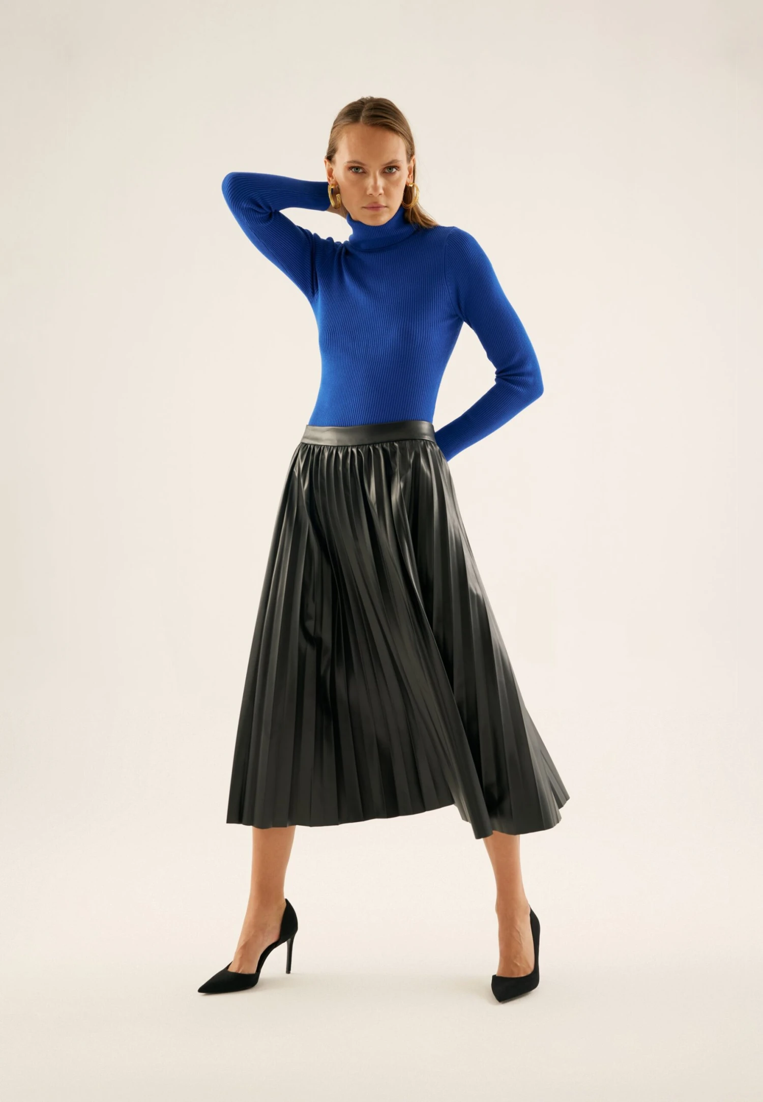 Anna Field Gonna A PiegheBlack Donna Gonne AN621B0BF-Q11 2 Anna Field Gonna A PiegheBlack Donna Gonne AN621B0BF-Q11 - immagine 2