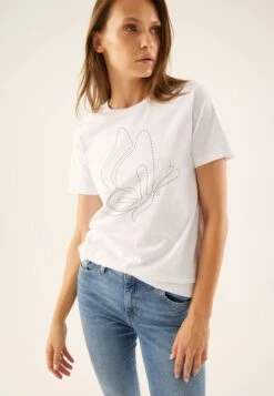 Anna Field T-Shirt Con StampaWhite Donna T-shirt E Top AN621D19U-A11
