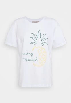 Anna Field Hattie Pineapple PuffT-Shirt Con StampaWhite Donna T-shirt E Top AN621D18M-A11 12 Anna Field Hattie Pineapple PuffT-Shirt Con StampaWhite Donna T-shirt E Top AN621D18M-A11 -Anna Field Negozio e649fd24bf224ad29dae6cae8c61d989